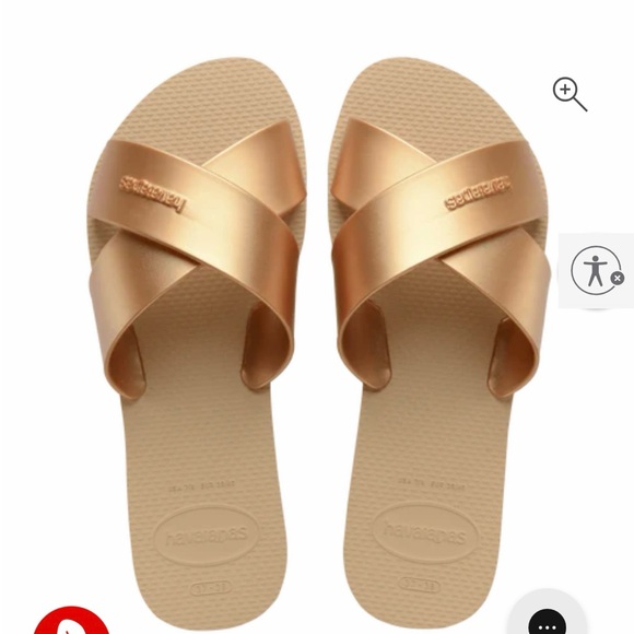 Havaianas Gold Sandals - Picture 2 of 4